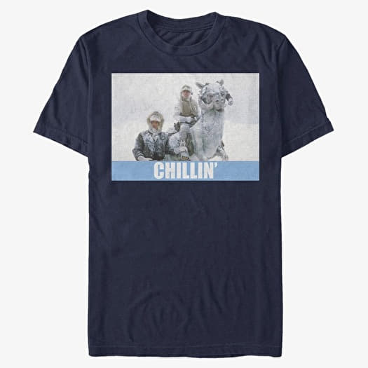 T-shirt Merch Star Wars: Classic - Chillin Unisex T-Shirt Navy Blue