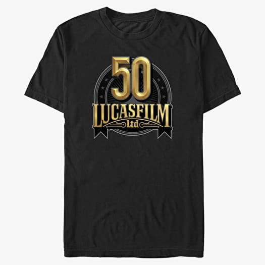 T-shirt Merch Star Wars - Lucas Anniversary Unisex T-Shirt Black