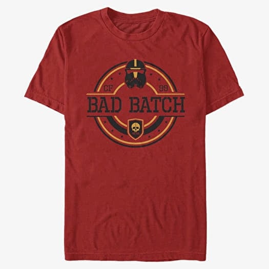 T-shirt Merch Star Wars: The Bad Batch - The Ninety Nine Unisex T-Shirt Red