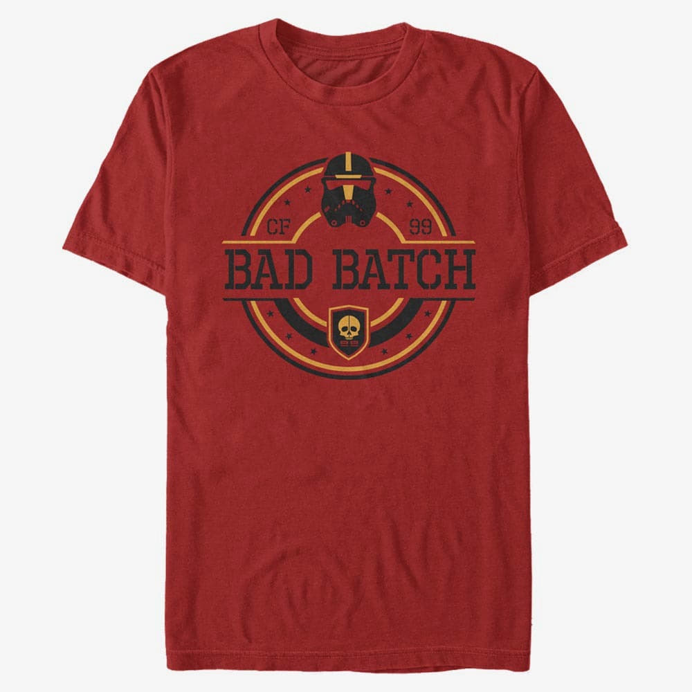 Тениски Merch Star Wars: The Bad Batch - The Ninety Nine Unisex T-Shirt Red