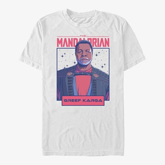 Póló Merch Star Wars: The Mandalorian - Greef Unisex T-Shirt White