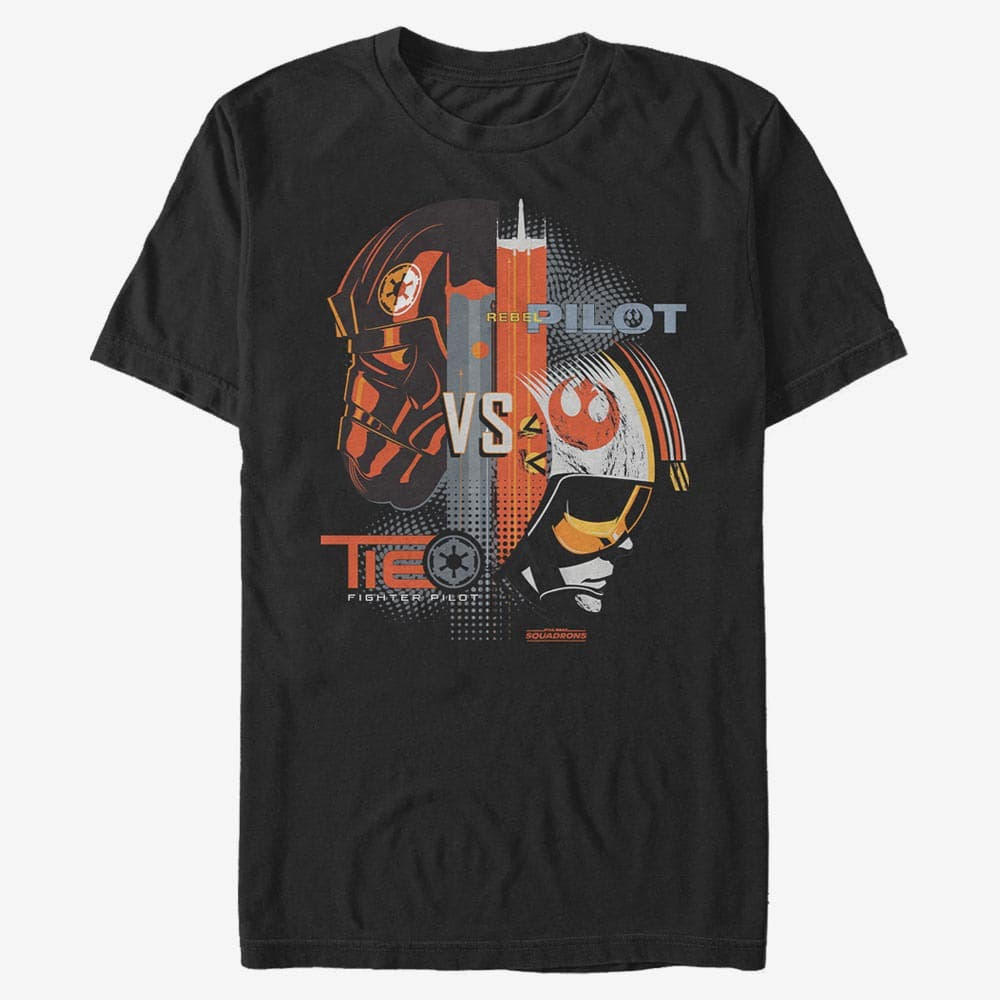 T-shirts Merch Star Wars: Squadrons - Empire vs Rebels Unisex T-Shirt Black