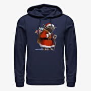 Merch Star Wars: Classic - Santa Yoda Unisex Hoodie Navy Blue