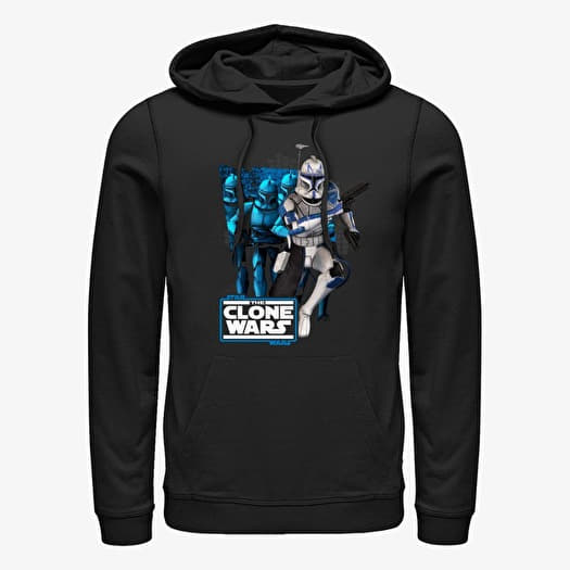 Sweatshirt Merch Star Wars: Clone Wars - Rex Trooper Unisex Hoodie Black