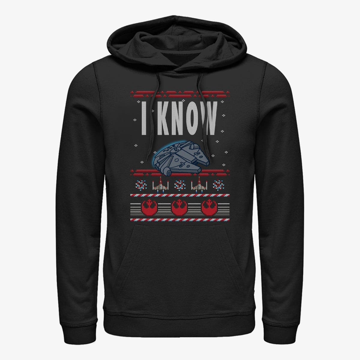 Sweatshirts Merch Star Wars: Classic - Ugly I Know Unisex Hoodie Black