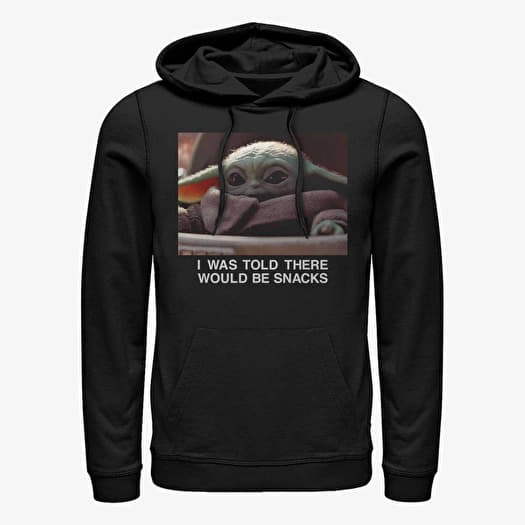 Hanorac Merch Star Wars: The Mandalorian - Told About Snacks Unisex Hoodie Black