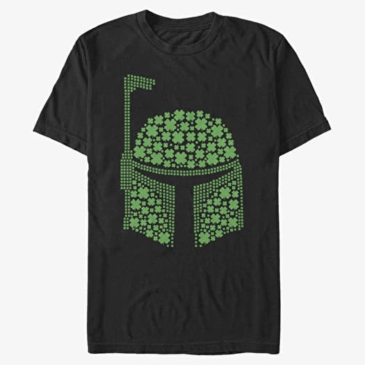 Tričko Merch Star Wars: Classic - Boba Clovers Unisex T-Shirt Black