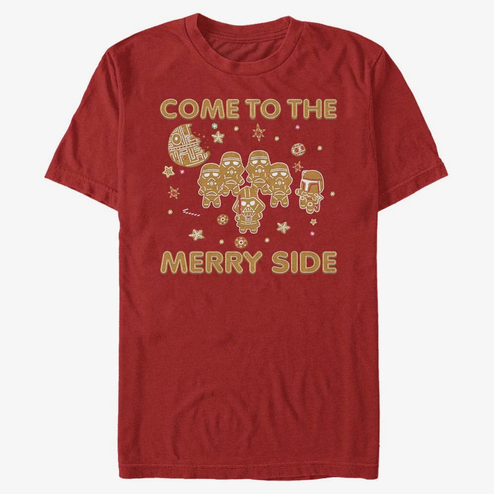 T-shirts Merch Star Wars: Classic - Gingerbread Side Unisex T-Shirt Red