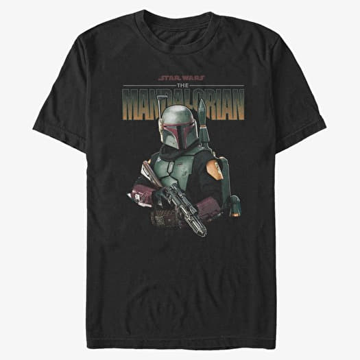 T-krekls Merch Star Wars: The Mandalorian - MandoMon Epi6 Shoot Out Unisex T-Shirt Black