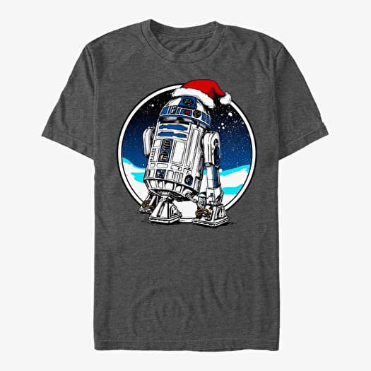 T-shirt Merch Star Wars: Classic - Holiday D2 Unisex T-Shirt Dark Heather Grey