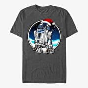 Merch Star Wars: Classic - Holiday D2 Unisex T-Shirt Dark Heather Grey