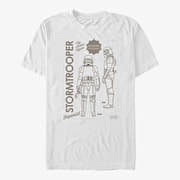 Merch Star Wars: The Mandalorian - Trooper Poster Unisex T-Shirt White