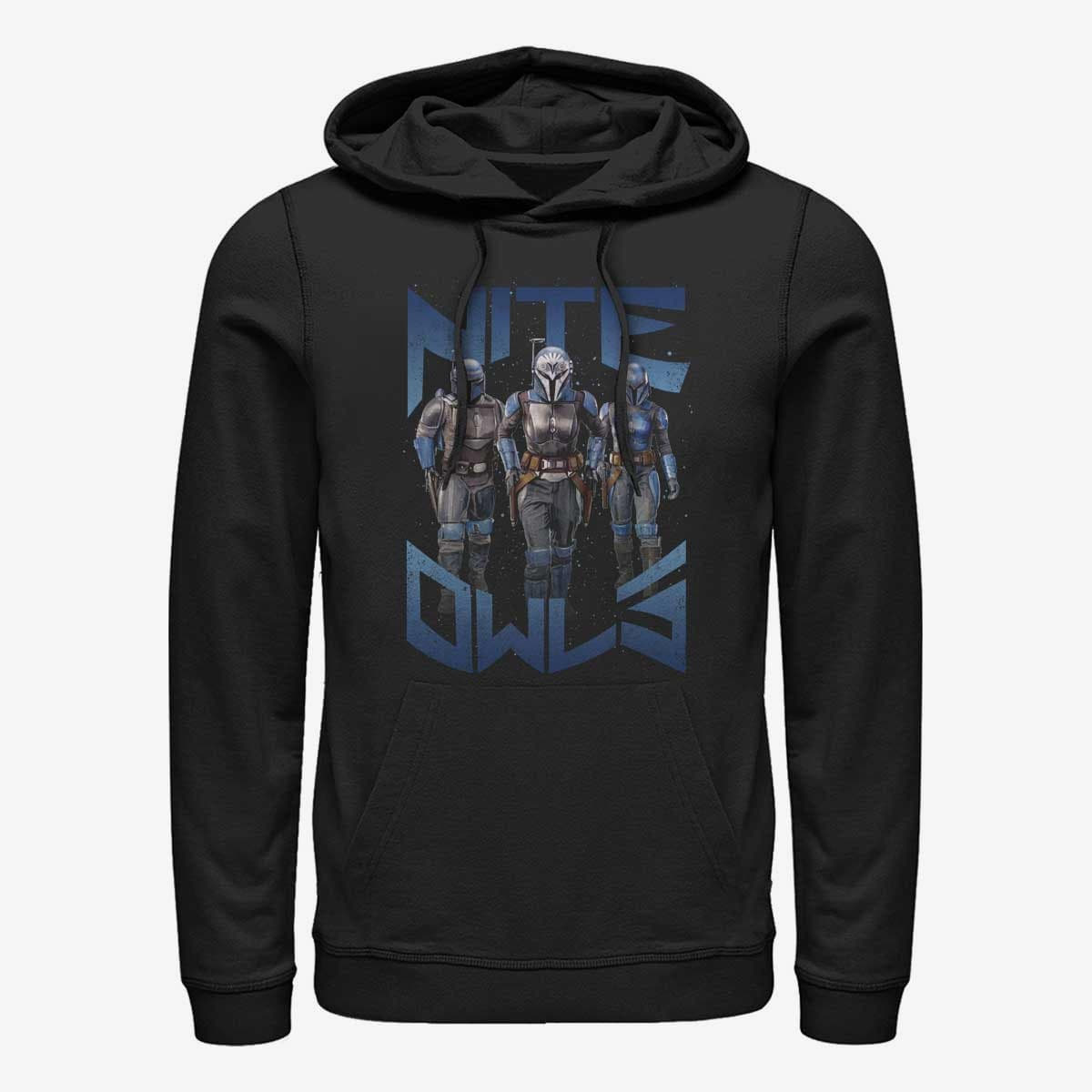 Суитчъри Merch Star Wars: The Mandalorian - Nite Owl Unisex Hoodie Black