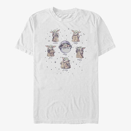 T-shirt Merch Star Wars: The Mandalorian - GROGU No Title Unisex T-Shirt White