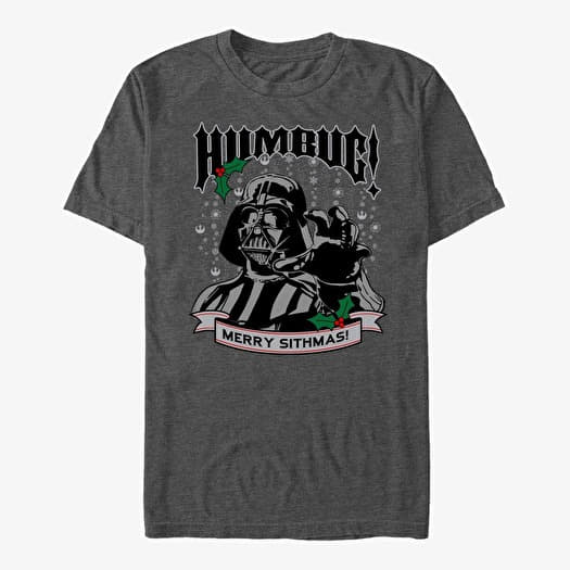 Tričko Merch Star Wars: Classic - Sith Humbug Unisex T-Shirt Dark Heather Grey