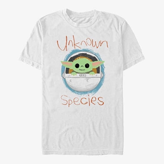 Merch Star Wars: The Mandalorian - UNKNOWN SPECIES Unisex T-Shirt White