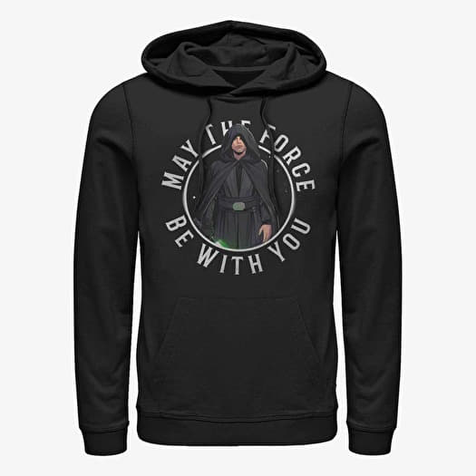 Sudadera Merch Star Wars: The Mandalorian - Looking Scary Luke Unisex Hoodie Black