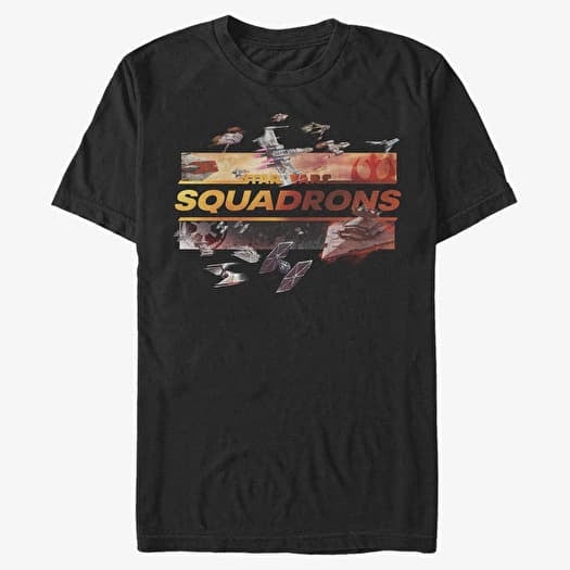 T-shirt Merch Star Wars: Squadrons - Squadron Ships Unisex T-Shirt Black