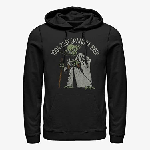 Merch Star Wars - Green Grandpa Unisex Hoodie Black