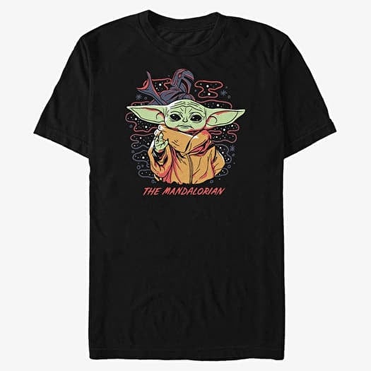 T-shirt Merch Star Wars: The Mandalorian - Yee Haw Unisex T-Shirt Black