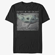 Merch Star Wars: The Mandalorian - Galaxys Cutest Unisex T-Shirt Black