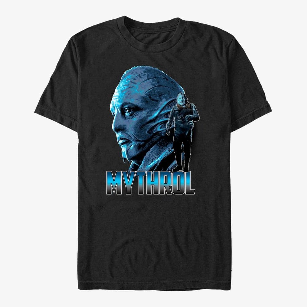 Тениски Merch Star Wars: The Mandalorian - MandoMon Epi4 Search Unisex T-Shirt Black