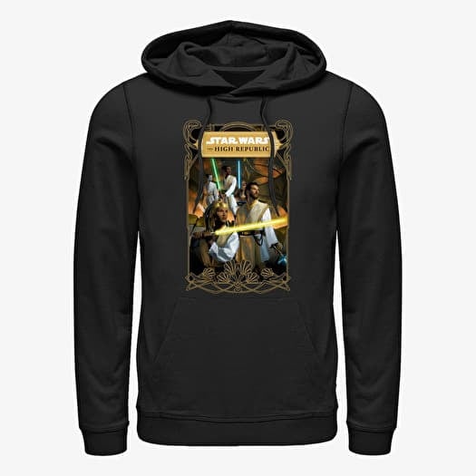 Sweatshirt Merch Star Wars The High Republic Jedi - Del Rey Poster Unisex Hoodie Black