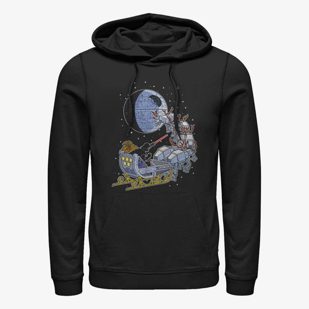 Суитчъри Merch Star Wars: Classic - Vader Sleigh Unisex Hoodie Black