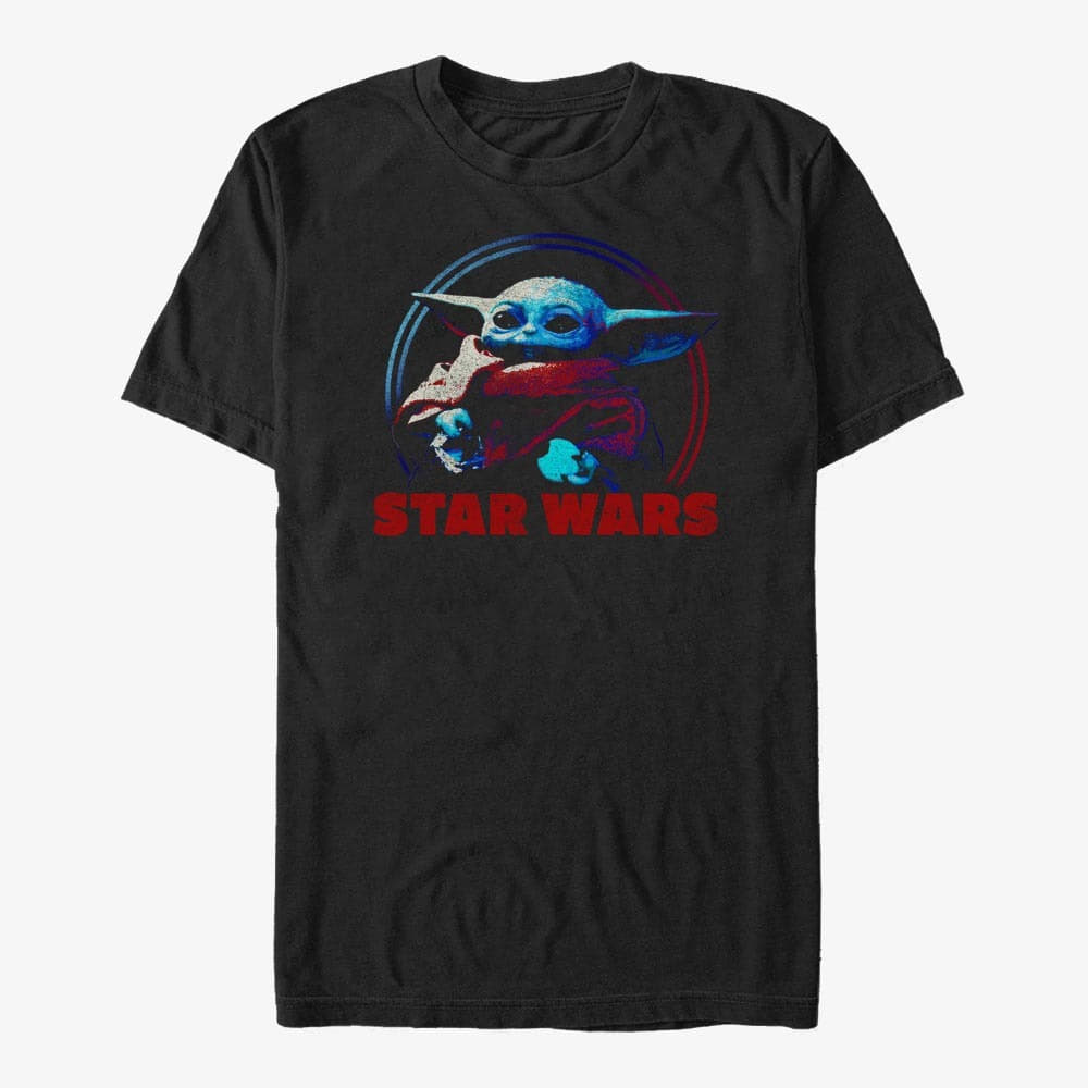 T-shirts Merch Star Wars: The Mandalorian - Cookie Yoda Unisex T-Shirt Black