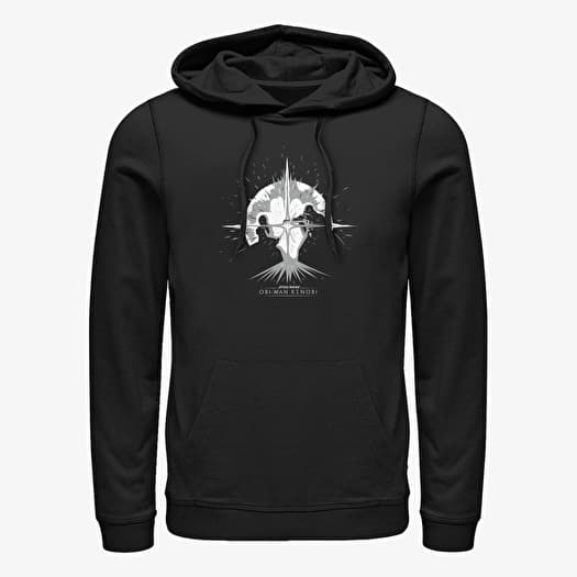 Sweat-shirt Merch Star Wars Obi-Wan - Explosive Duel Graphic Unisex Hoodie Black