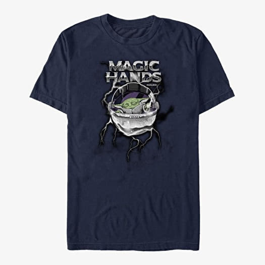 T-shirt Merch Star Wars: The Mandalorian - MAGIC CHROME Unisex T-Shirt Navy Blue