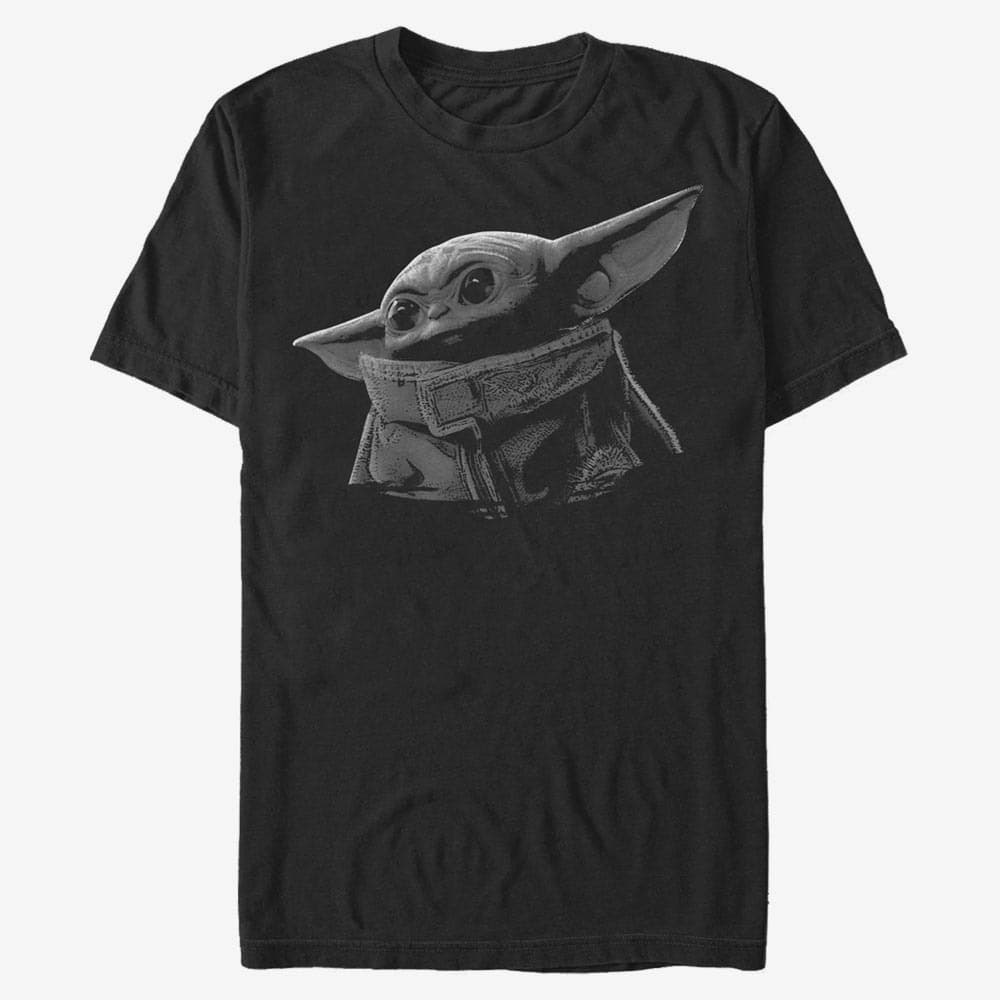 Тениски Merch Star Wars: The Mandalorian - Green Grey Unisex T-Shirt Black