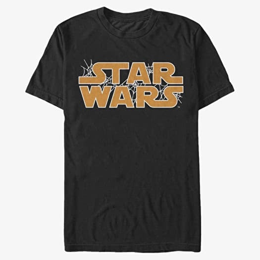 T-shirt Merch Star Wars: Classic - Web Logo Unisex T-Shirt Black