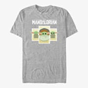 Merch Star Wars: The Mandalorian - Child Boxes Unisex T-Shirt Heather Grey