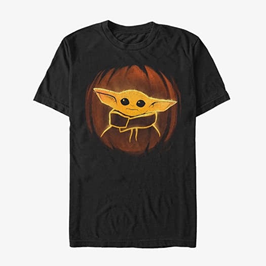 T-shirt Merch Star Wars: The Mandalorian - Pumpkin Child Unisex T-Shirt Black