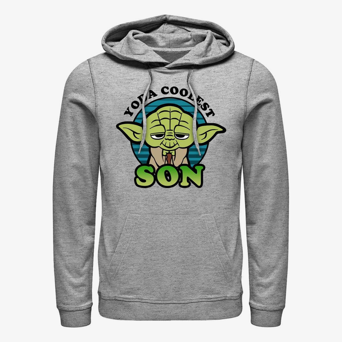 Džemperiai su gobtuvais ir džemperiai Merch Star Wars: Classic - Coolest Son Unisex Hoodie Heather Grey