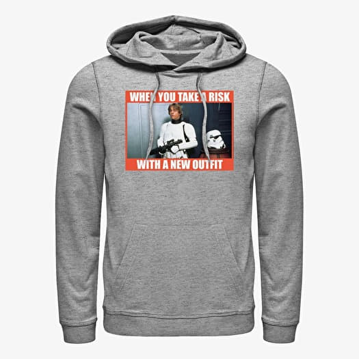 Mikina Merch Star Wars: Classic - New Outfit Unisex Hoodie Heather Grey