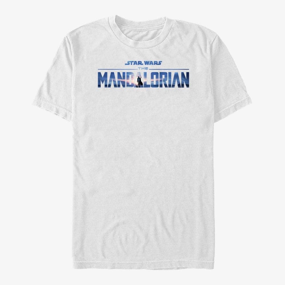 T-shirts Merch Star Wars: The Mandalorian - New Mando Logo Unisex T-Shirt White