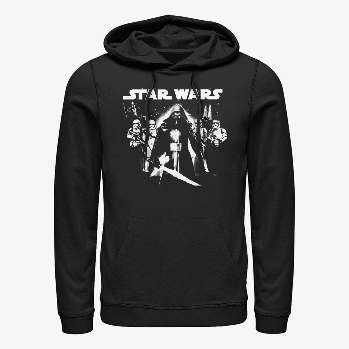 Mikiny Merch Star Wars: The Force Awakens - Close Ranged Unisex Hoodie Black
