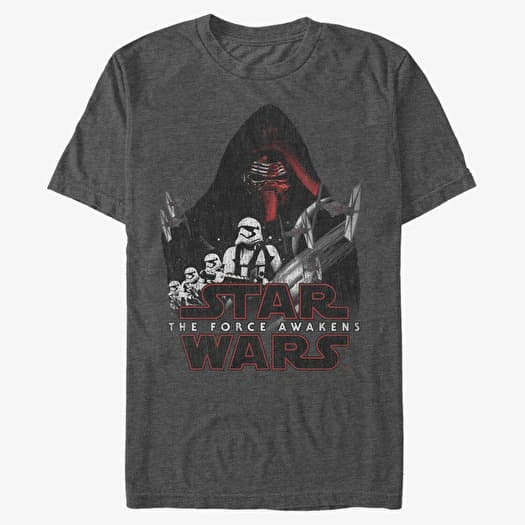 T-krekls Merch Star Wars: Episode 7 - Big Trouble Unisex T-Shirt Dark Heather Grey