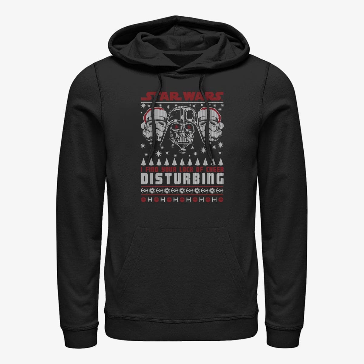 Толстовки та реглани Merch Star Wars: Classic - Disturbing Sweater Unisex Hoodie Black