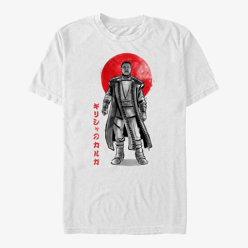 Trička Merch Star Wars: The Mandalorian - SUMIE INK GREEF Unisex T-Shirt White