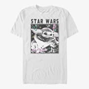 Merch Star Wars: The Mandalorian - Doodle Photo Unisex T-Shirt White