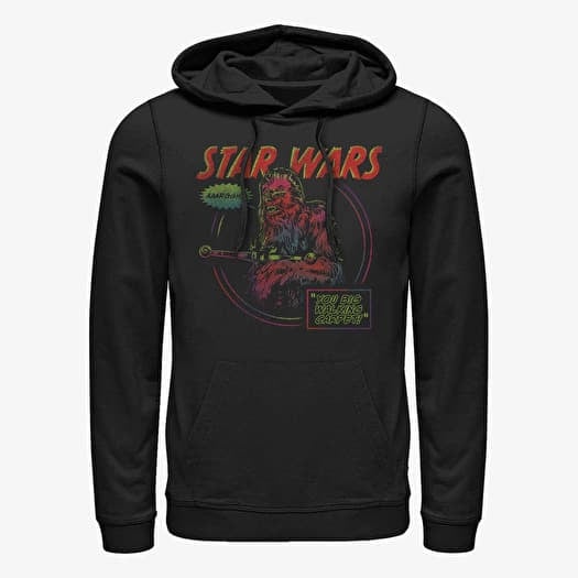 Sweatshirt Merch Star Wars - Chewie Line Pop Unisex Hoodie Black