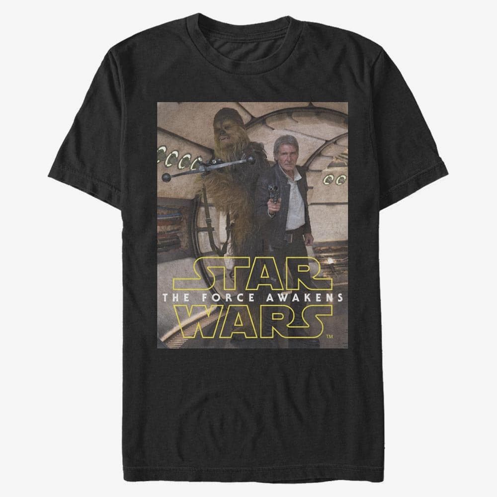 majice kratkih rukava Merch Star Wars: Episode 7 - Homies Unisex T-Shirt Black