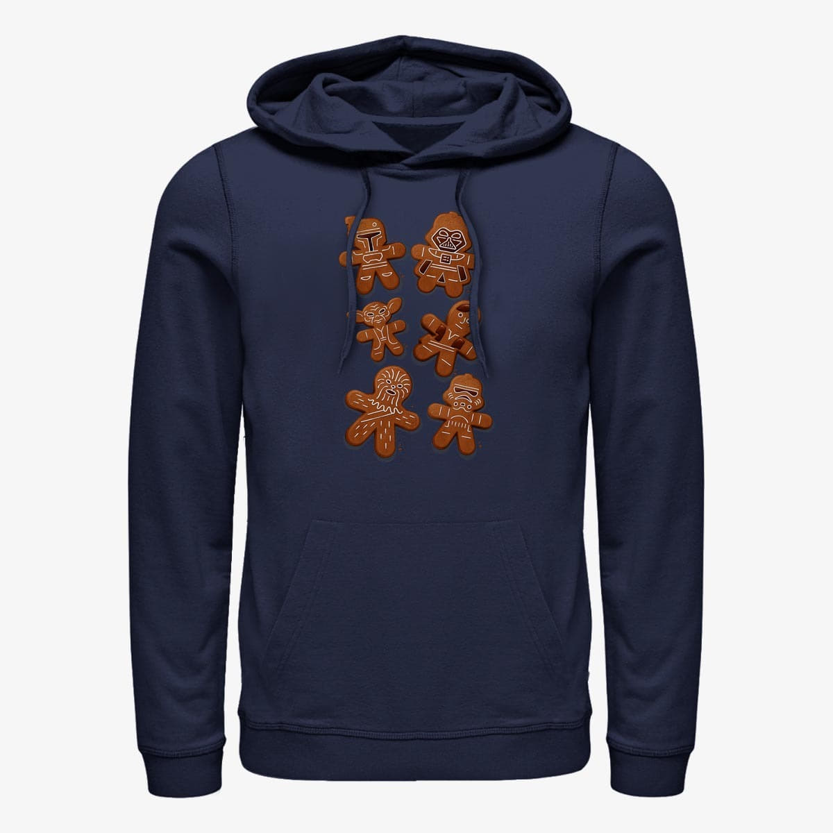 Суитчъри Merch Star Wars: Classic - Gingerbread Wars Unisex Hoodie Navy Blue