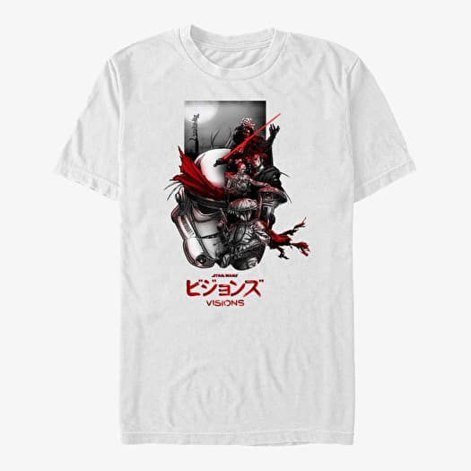T-shirt Merch Star Wars: Visions - Half Face Group Unisex T-Shirt White
