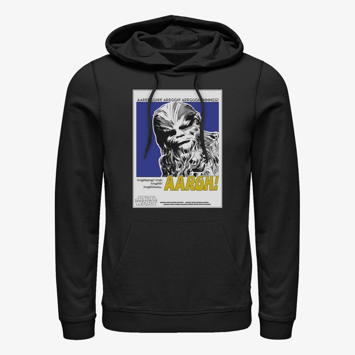 Hoodies and sweatshirts  Merch Star Wars - Poster in Wookie Unisex Hoodie Black