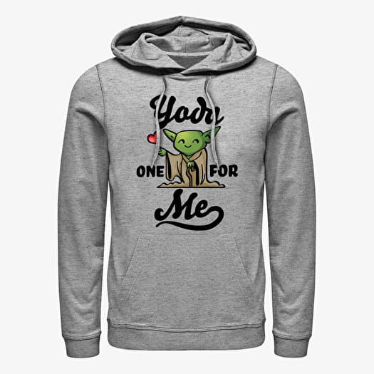 Sweatshirt Merch Star Wars: Classic - Yoda For Unisex Hoodie Heather Grey
