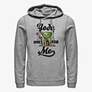 Merch Star Wars: Classic - Yoda For Unisex Hoodie Heather Grey